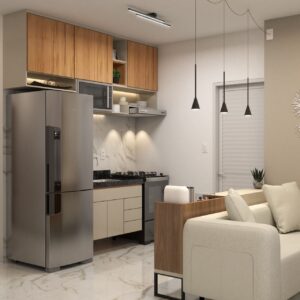 Cozinha casa 2 Quartos