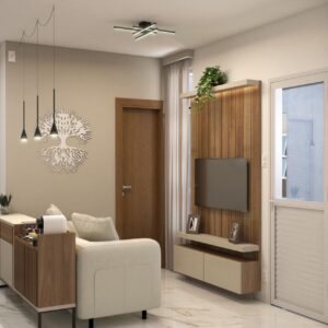 Sala Casa 2 Quartos